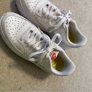 Court Vision Nike White and Blue Sneakers